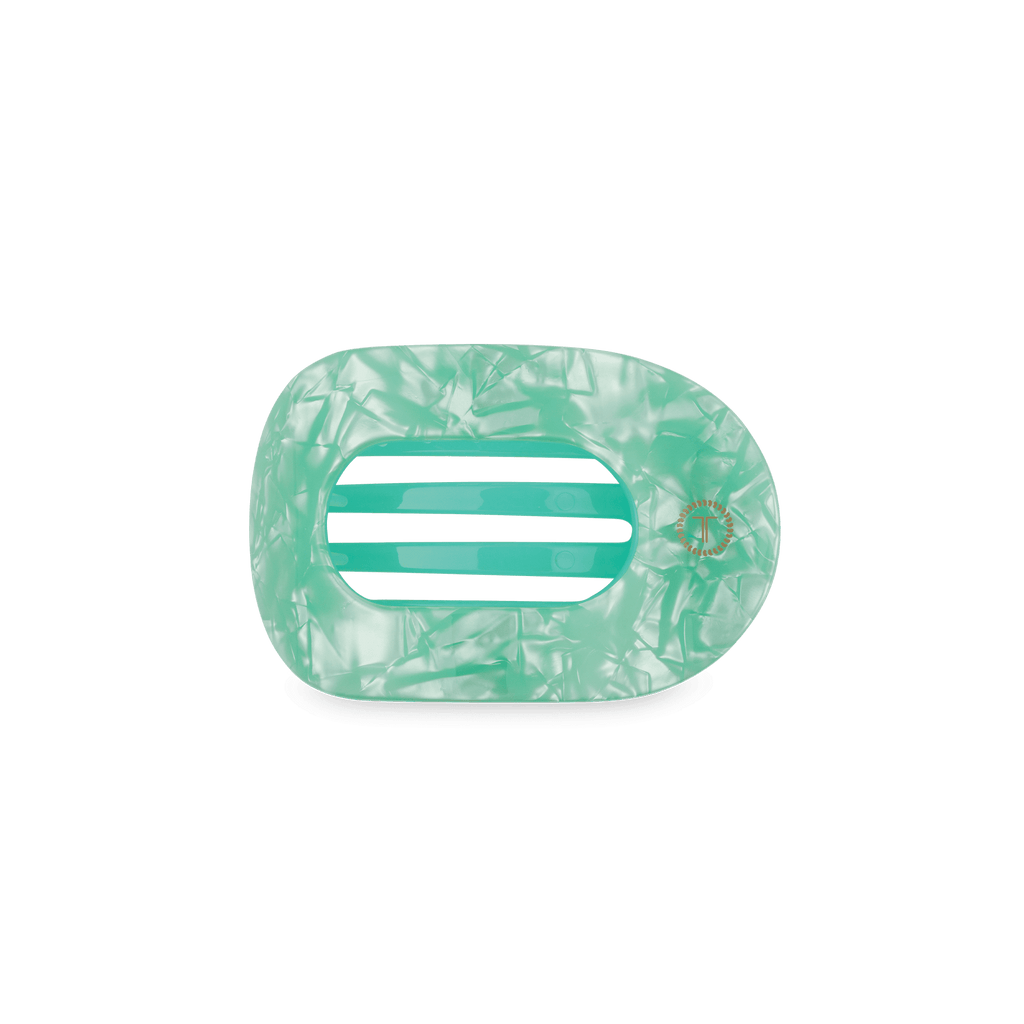 Spring Splash Small Flat Round Hair Clip