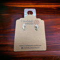 Sterling Mermaid post earrings
