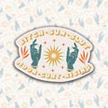 Bitch Sun Slut C*nt Moon Rising Sticker