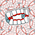 Bloody Teeth Sticker (Clearance)