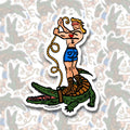 Boylesque Gator Daddy Sticker
