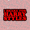 I Brake For Harry Sticker