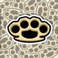 Brass Knuckle Sticker