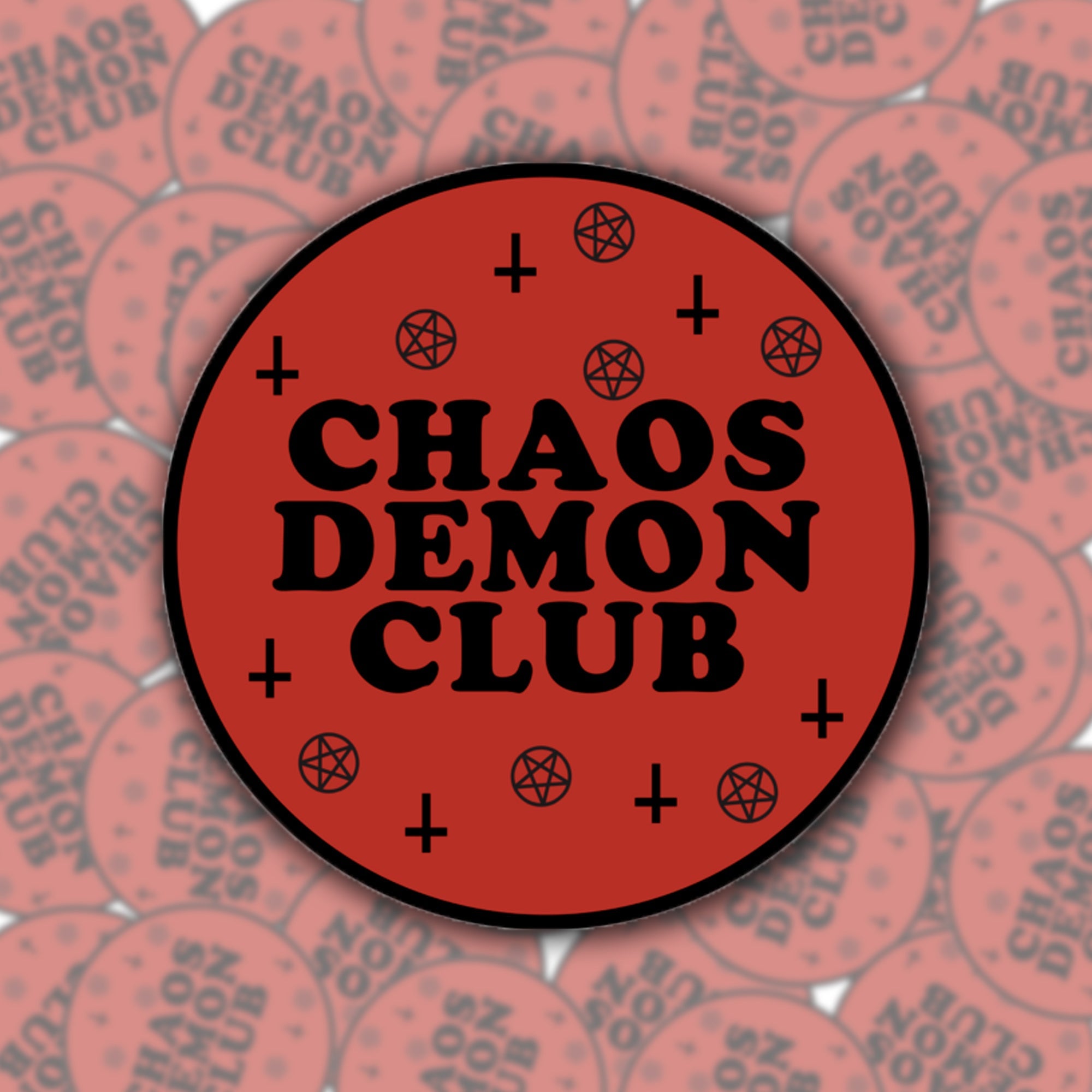 Chaos Demon Club Sticker