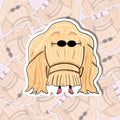Cousin Itt Sticker