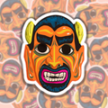 Devil Mask Sticker