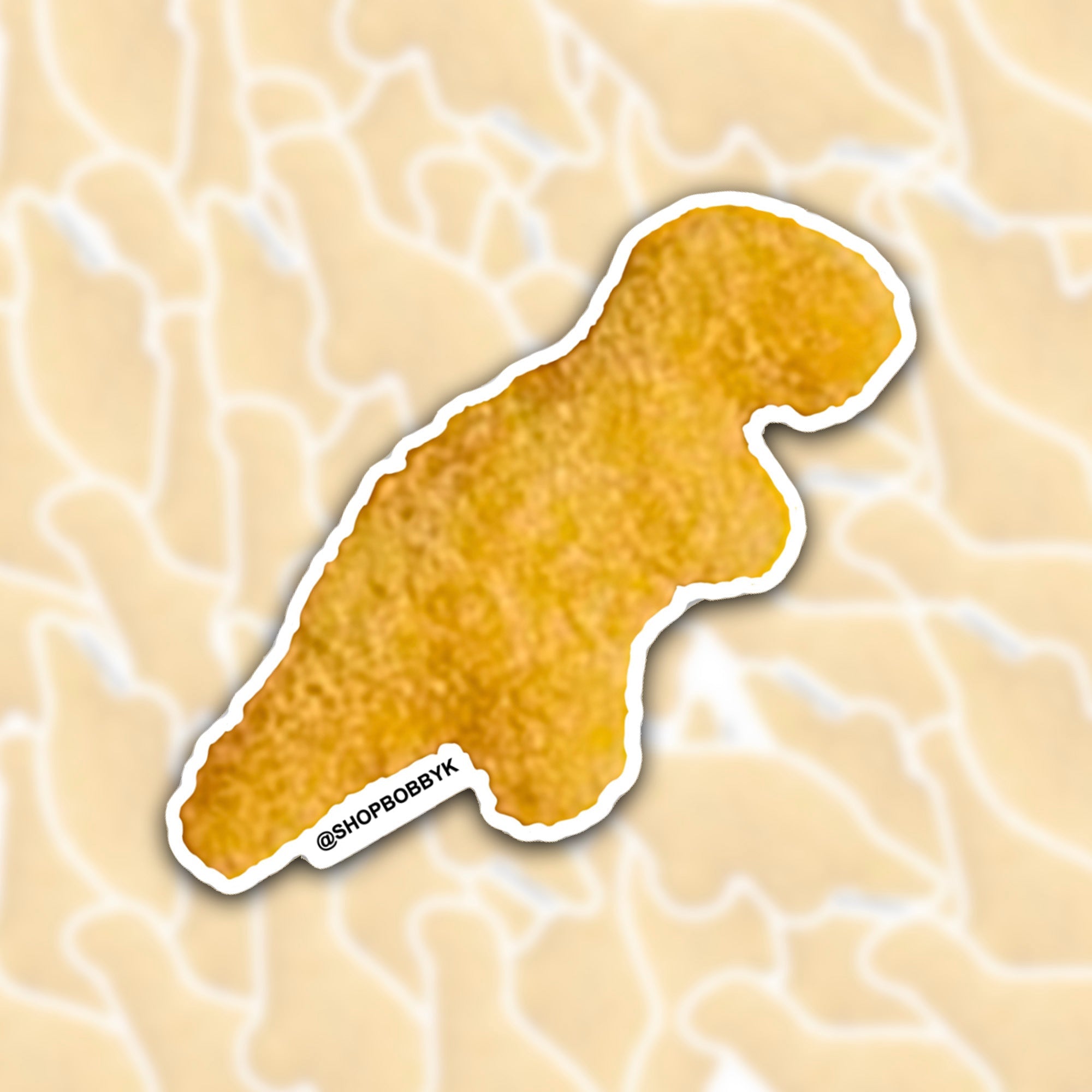 Dino Nugget No. 5 Sticker