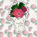 Floral Bust (Masc) Sticker