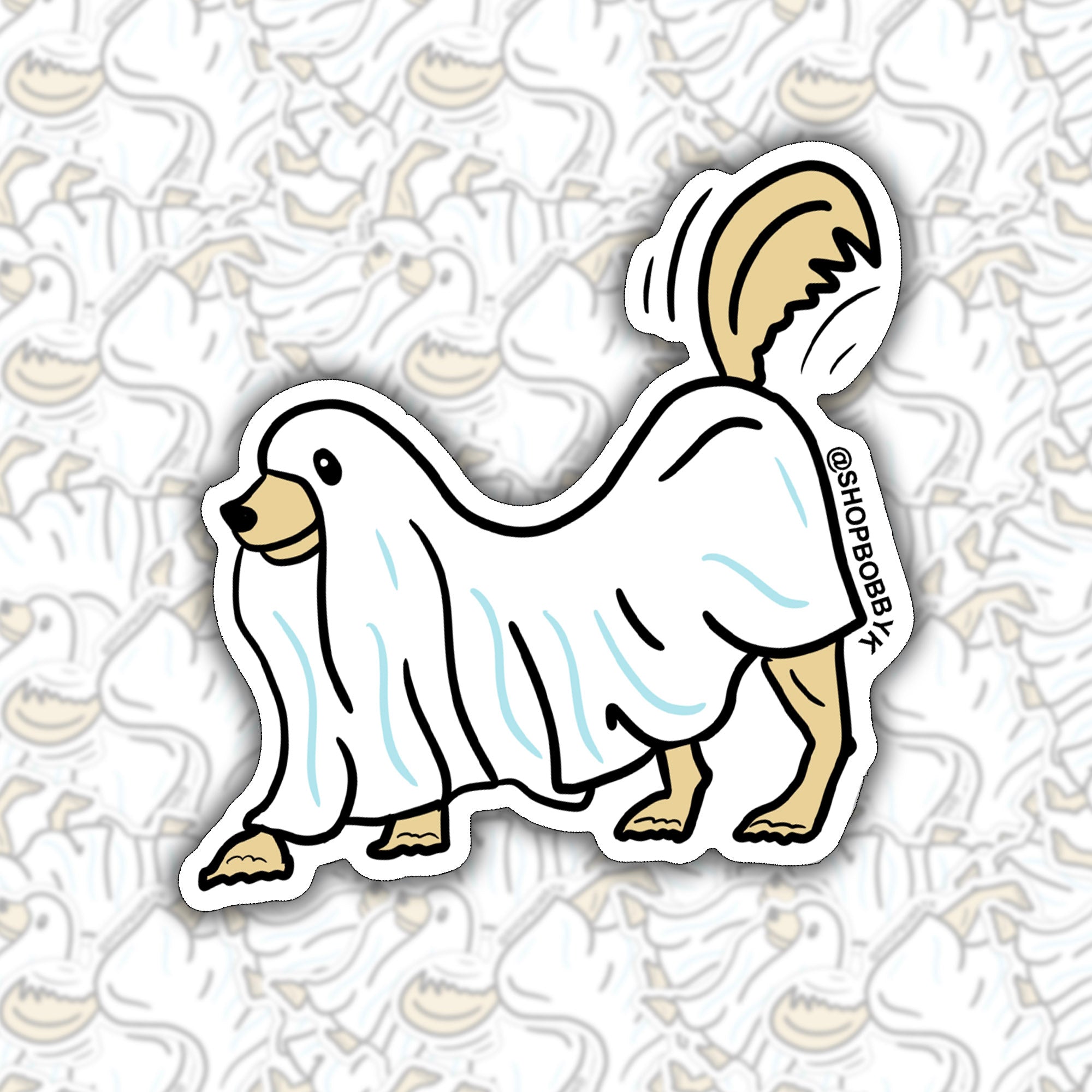 Ghost Dog No. 3 Sticker