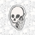 Karen Skullhead Sticker