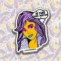 Pop Art Girlies - Is This Girl Math? Sticker