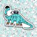 Rad Brontosaurus Sticker