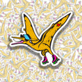 Rad Pterodactyl Sticker