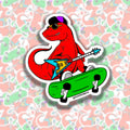 Rad T-Rex Sticker