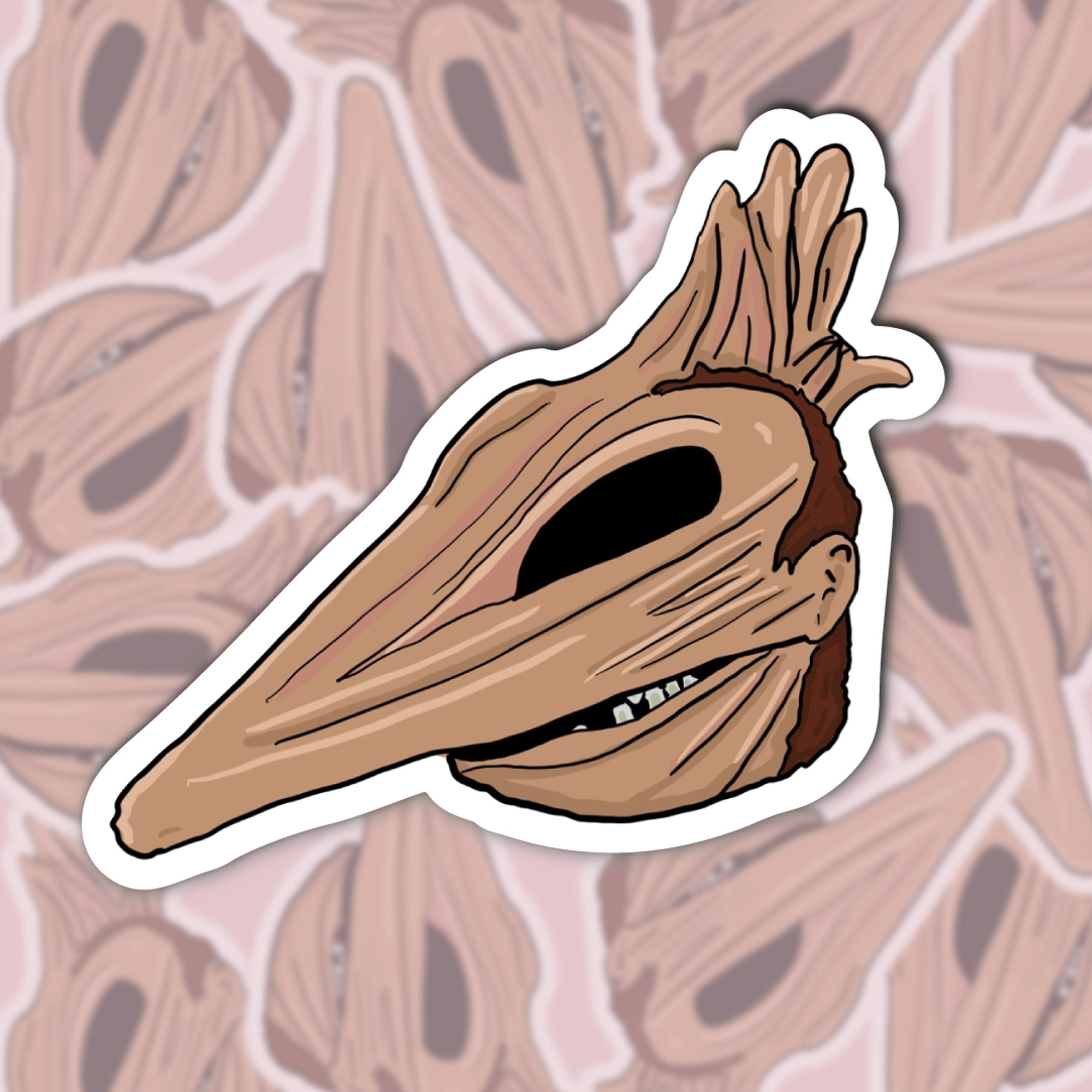 Beetlejuice - Scary Adam Sticker