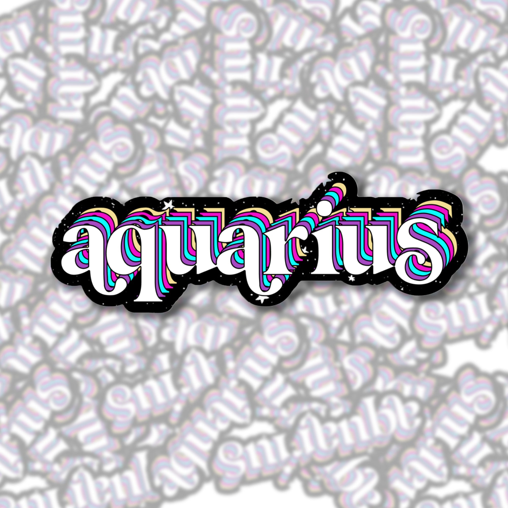 Zodiac - Aquarius Sticker
