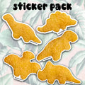 Dino Nugget Sticker Pack