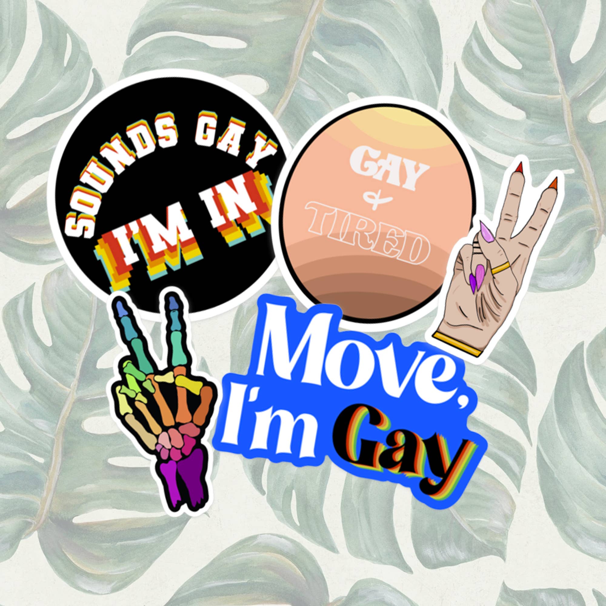 Gay Mood Sticker Pack