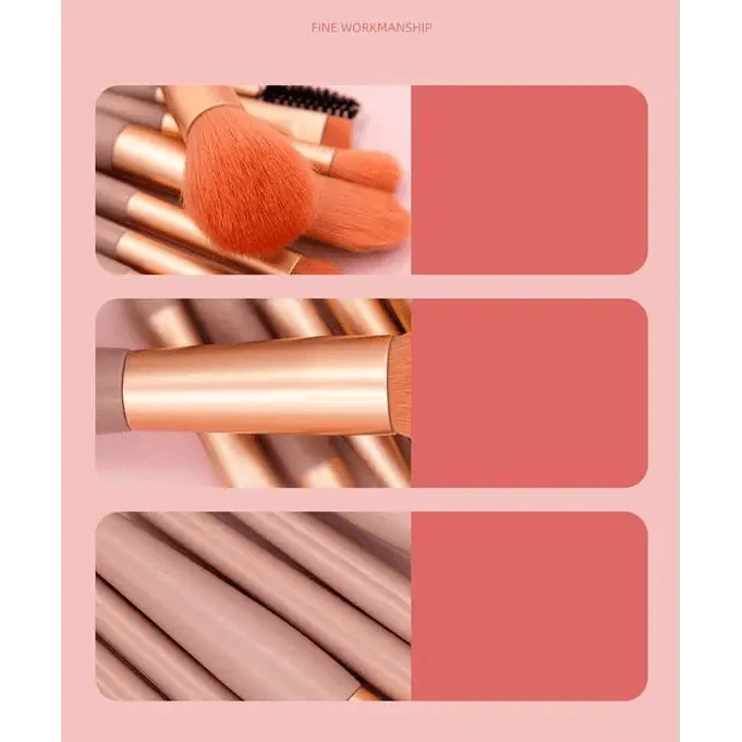 8Pcs Mini Travel Portable Soft Makeup Brushes