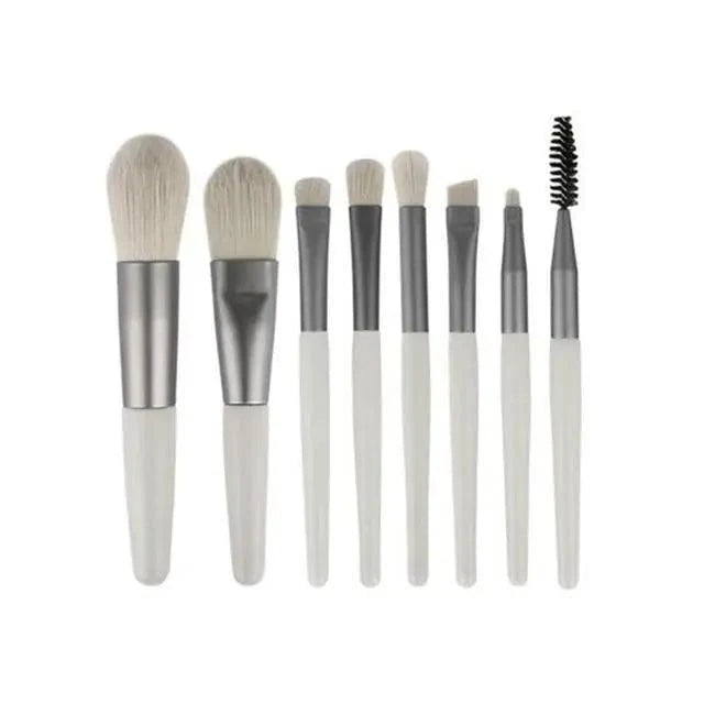 8Pcs Mini Travel Portable Soft Makeup Brushes