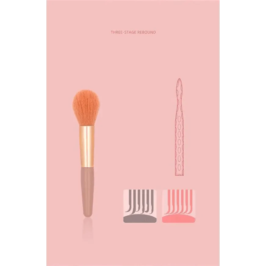 8Pcs Mini Travel Portable Soft Makeup Brushes