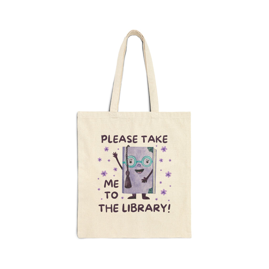 Take Me To The Library Tote