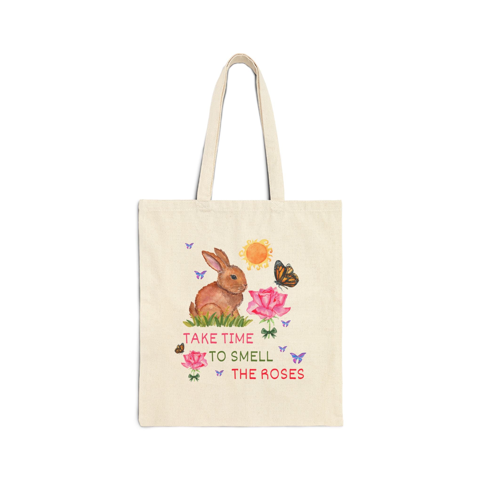 Take Time To Smell The Roses Tote Bag