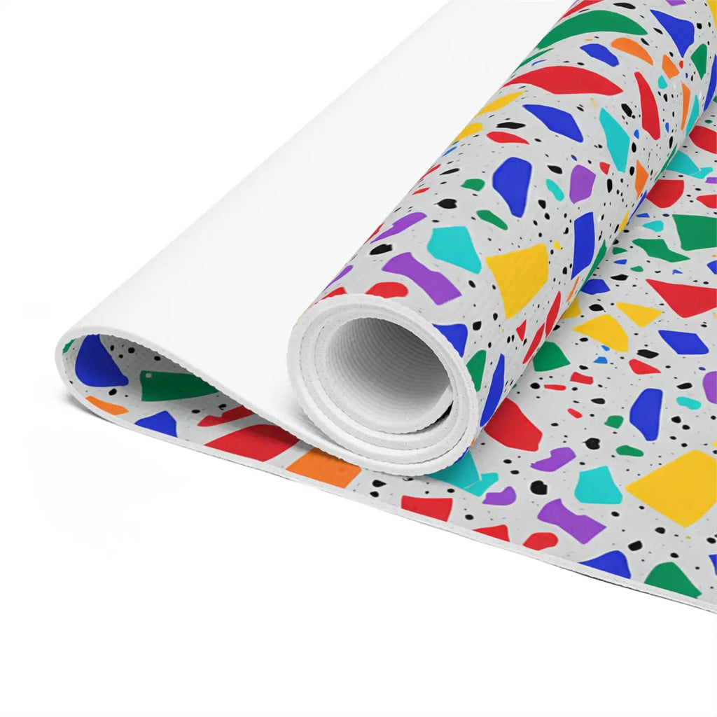 Non-Slip Terrazzo Confetti Foam Yoga Mat - Dipaliz