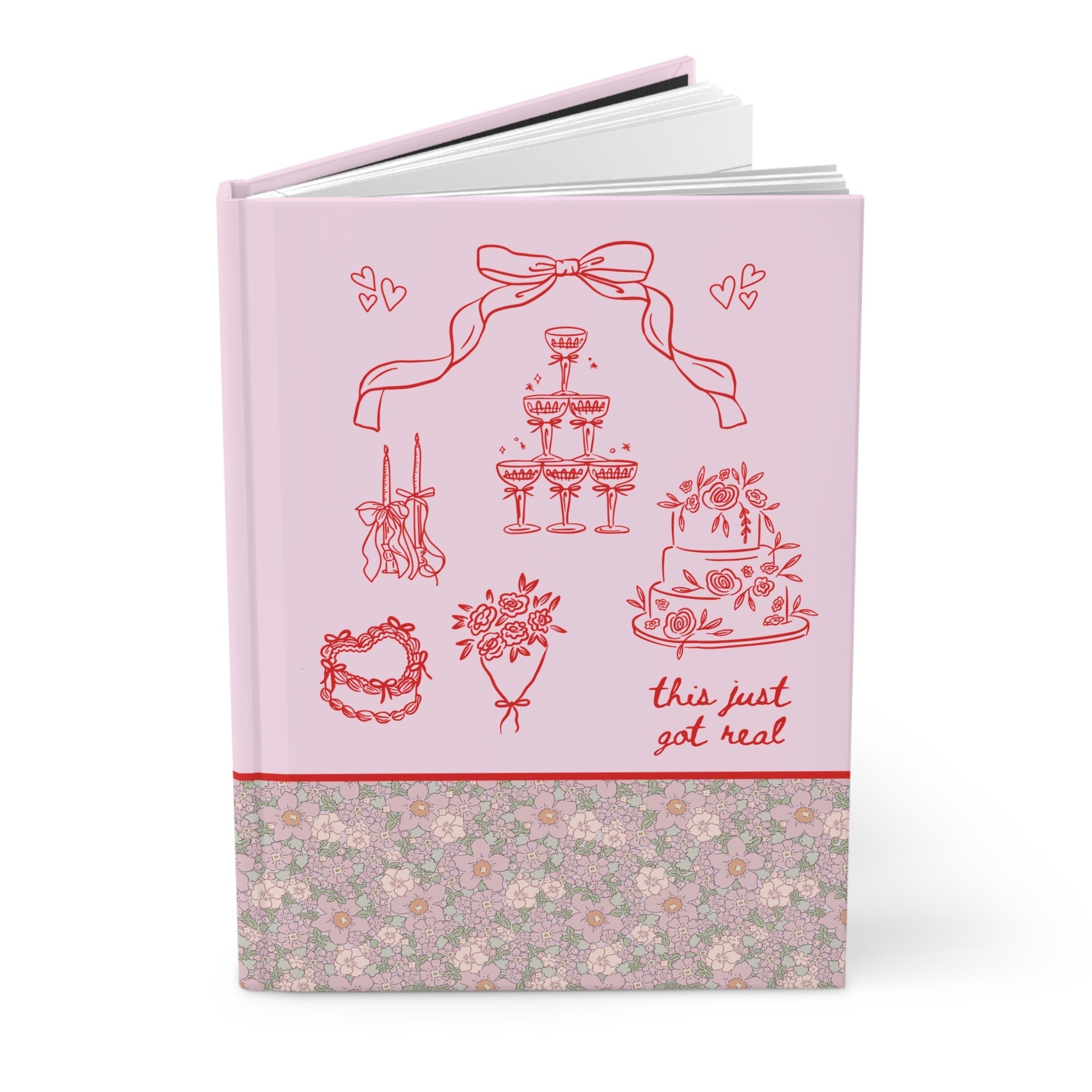 This Just Got Real Notebook: Red