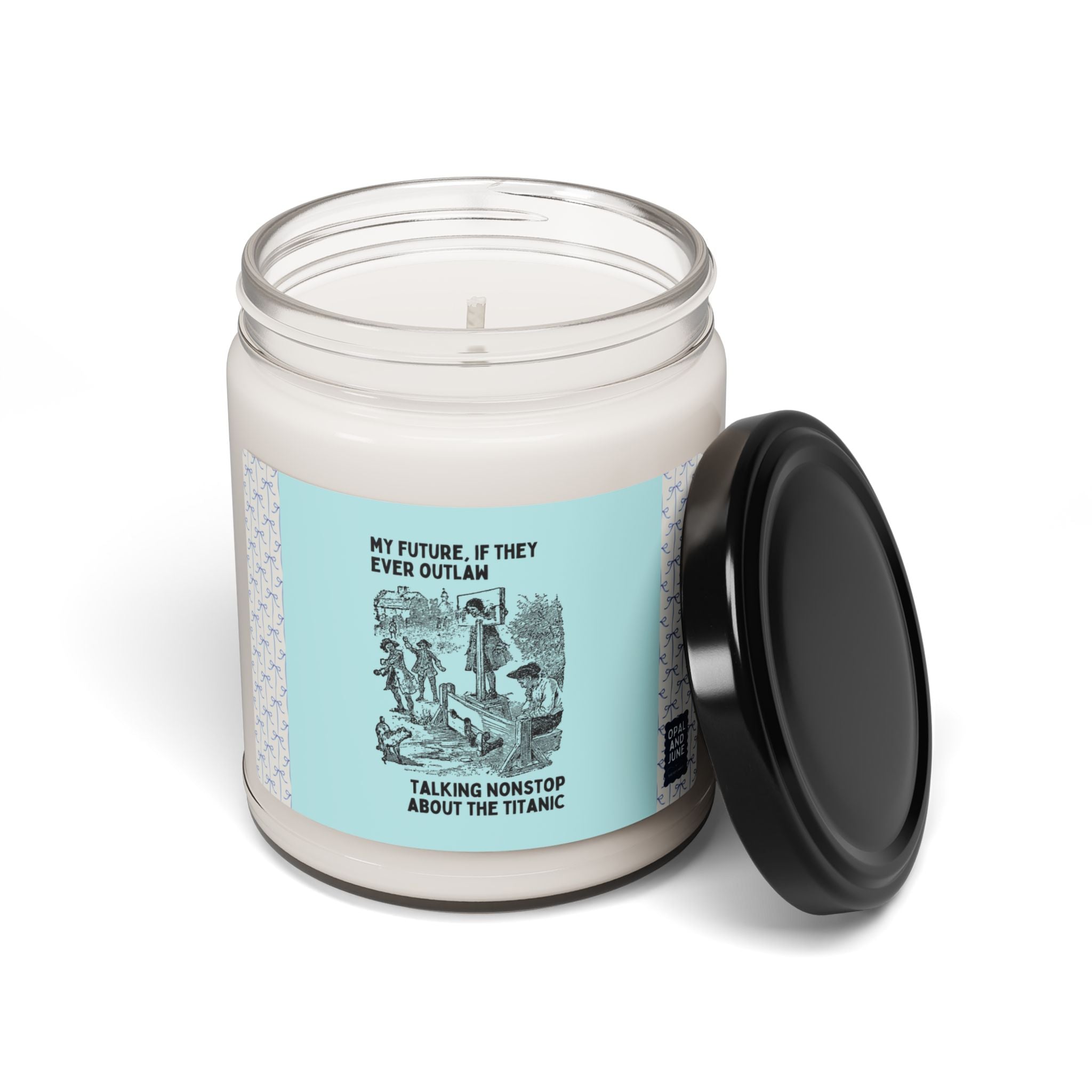 Titanic Maritime History Candle