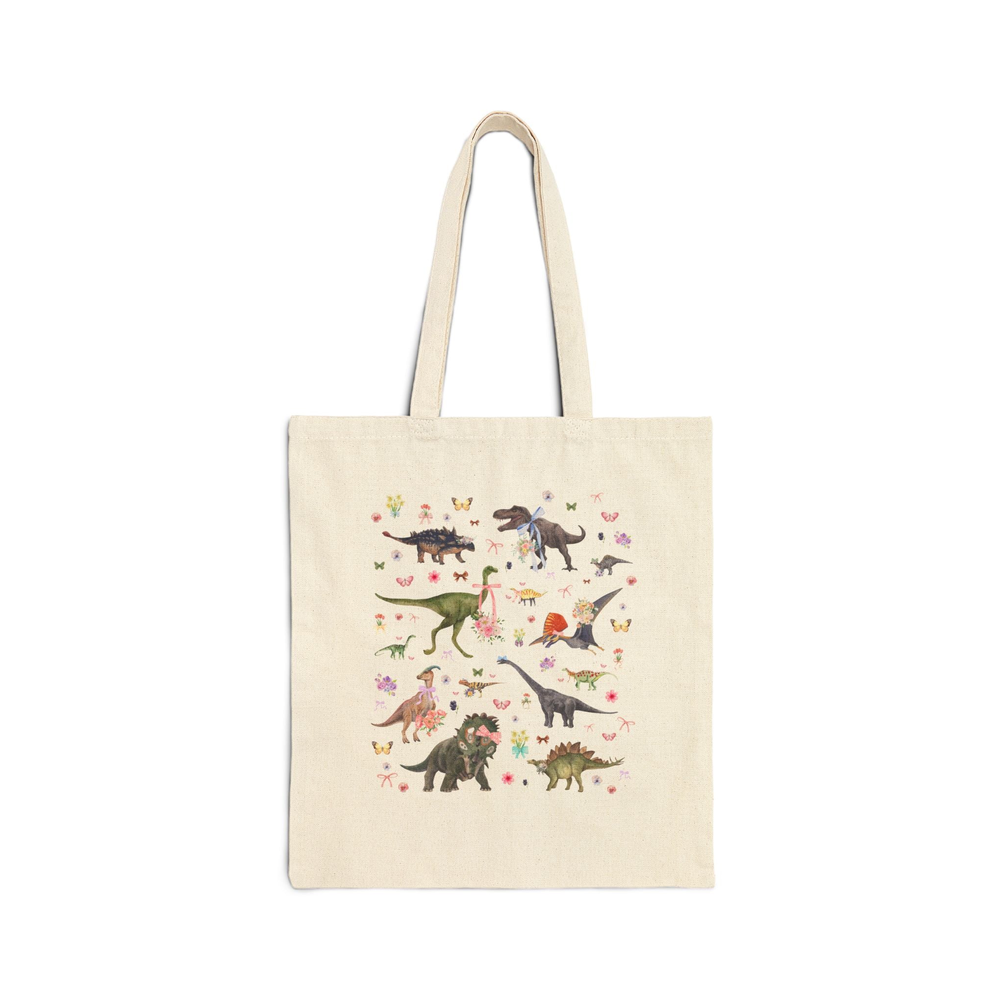 Tote: Dinosaurs Wearing Bows