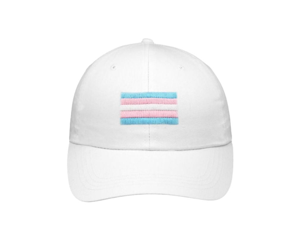 Transgender Flag Hats in White