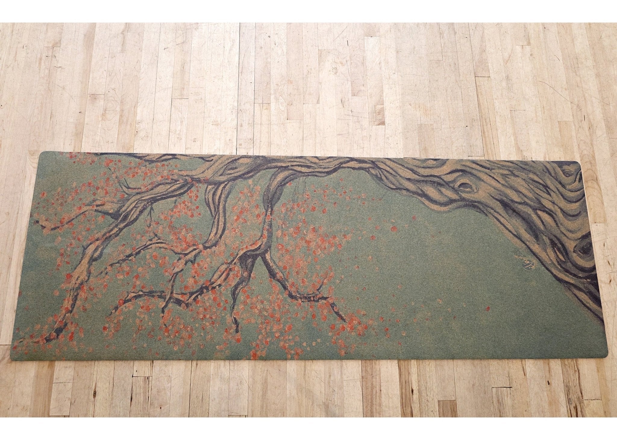Tree Pose WANDERER Cork TRAVEL Yoga Mat