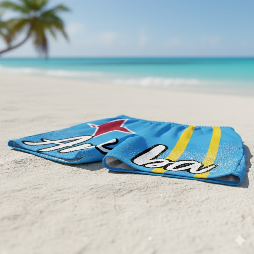 Aruba Flag Recycled Swim Trunks