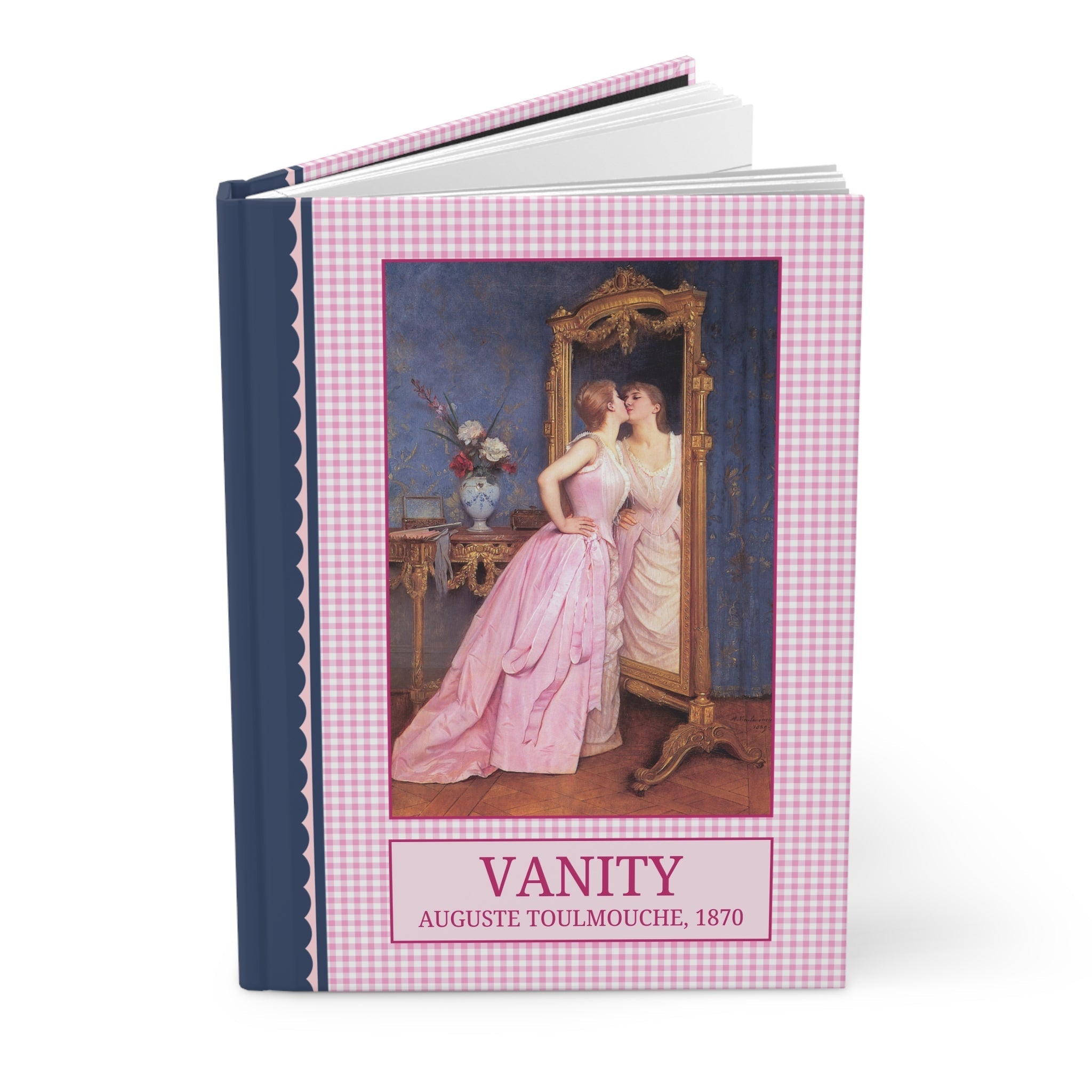 Vanity by Auguste Toulmouche: Floral Art History Notebook