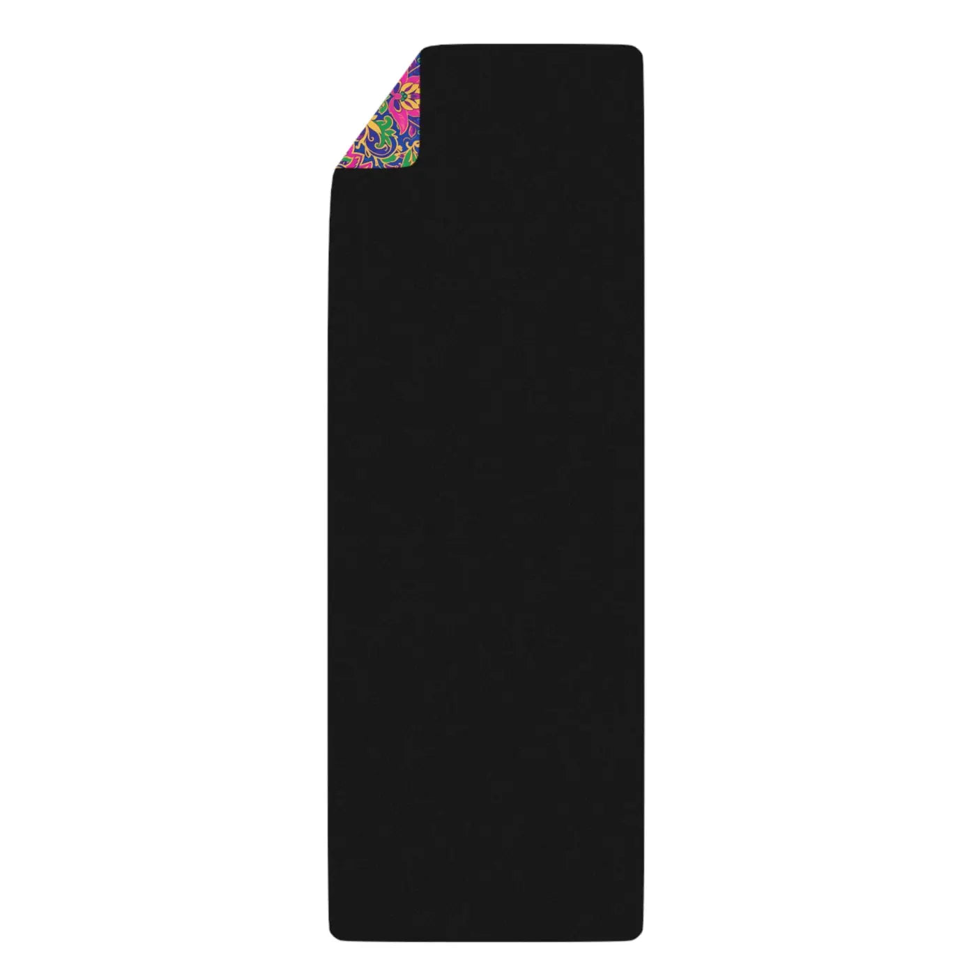 Vibrant Floral Rubber Yoga Mat - Microfiber Suede - Dipaliz