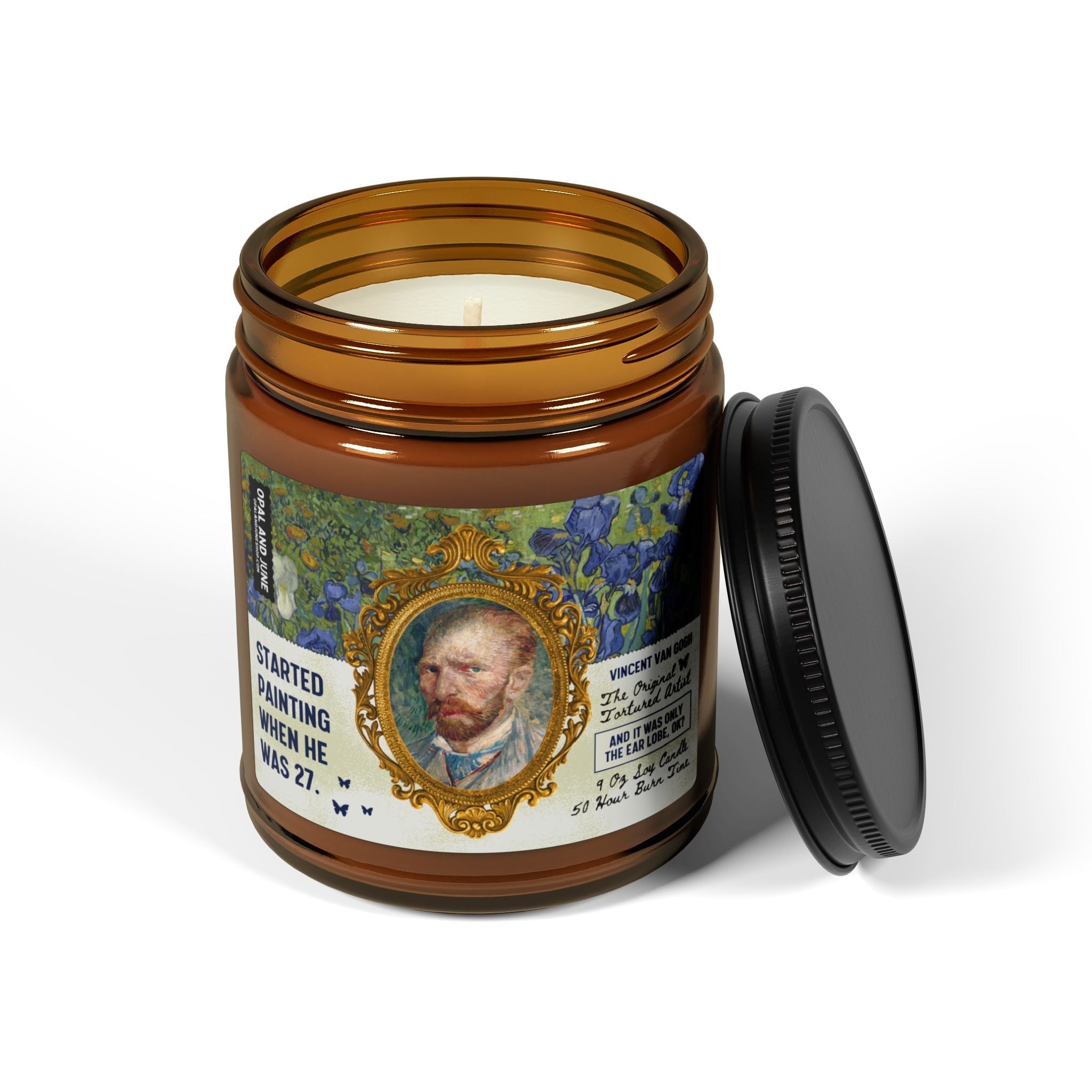Vincent Van Gogh Art History Gift: Candle