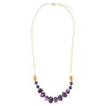 Viola Purple Quartz Long Necklace