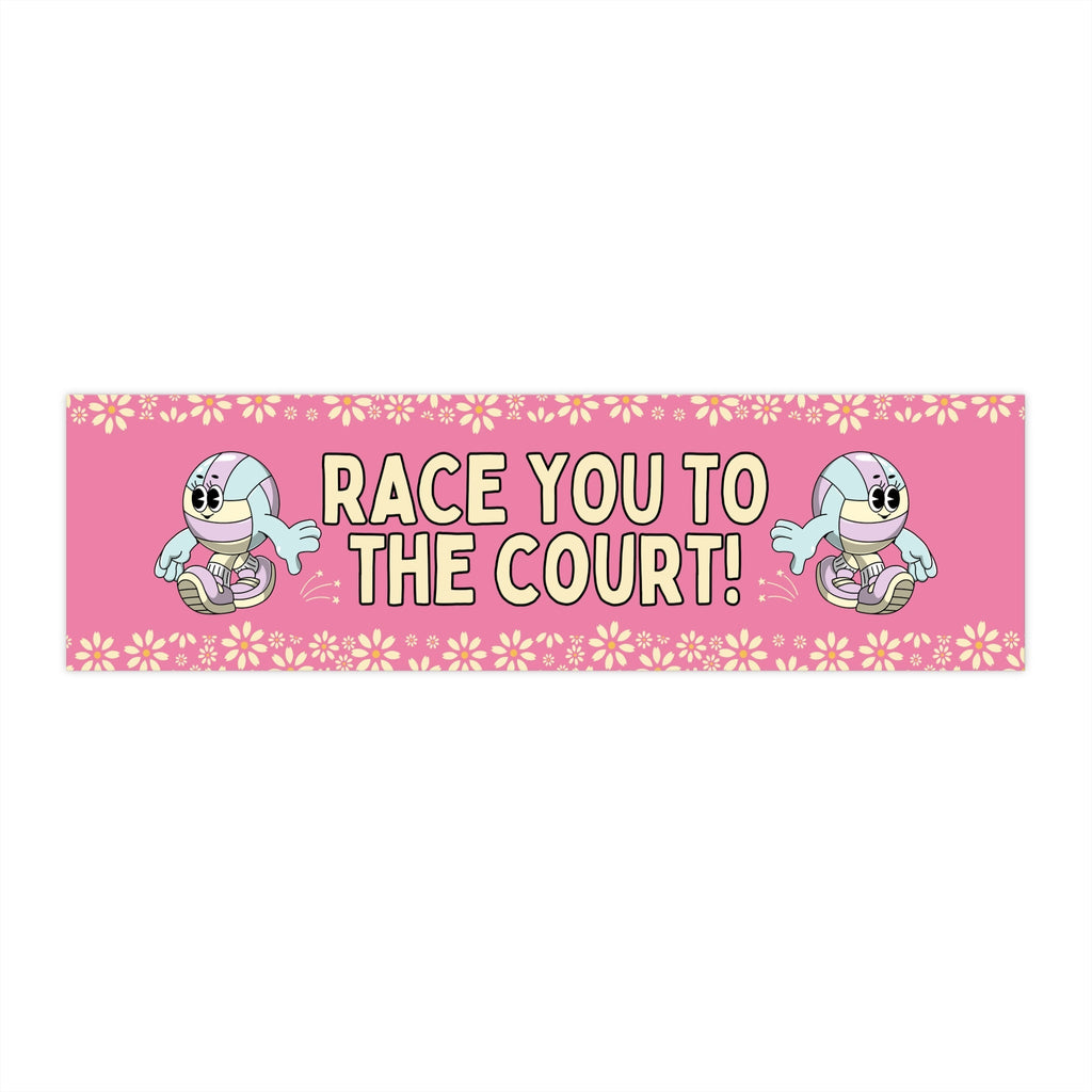 Volleyball Player Bumper Sticker