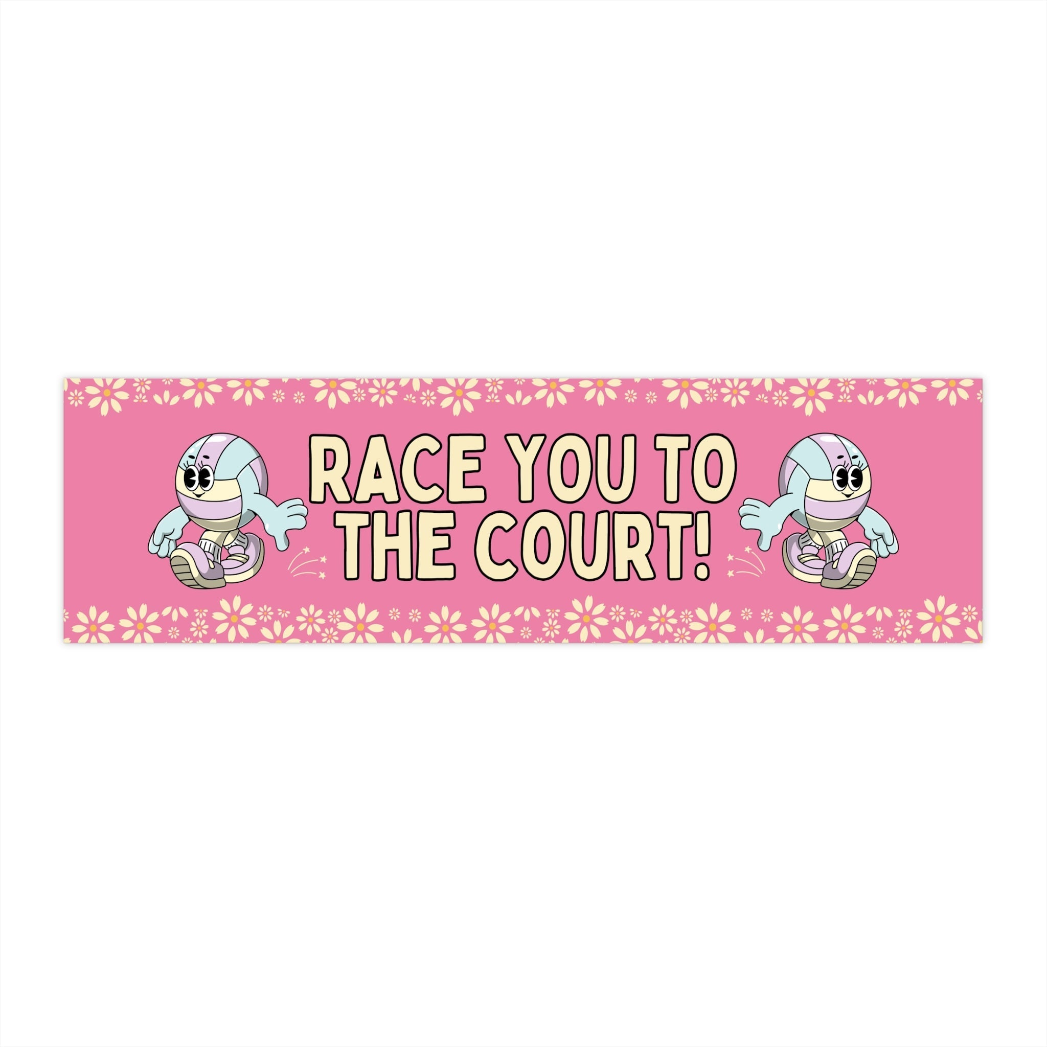 Volleyball Player Bumper Sticker