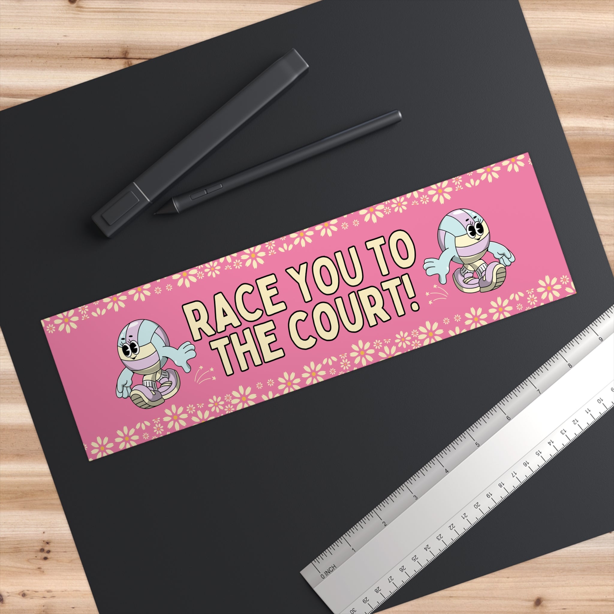 Volleyball Player Bumper Sticker