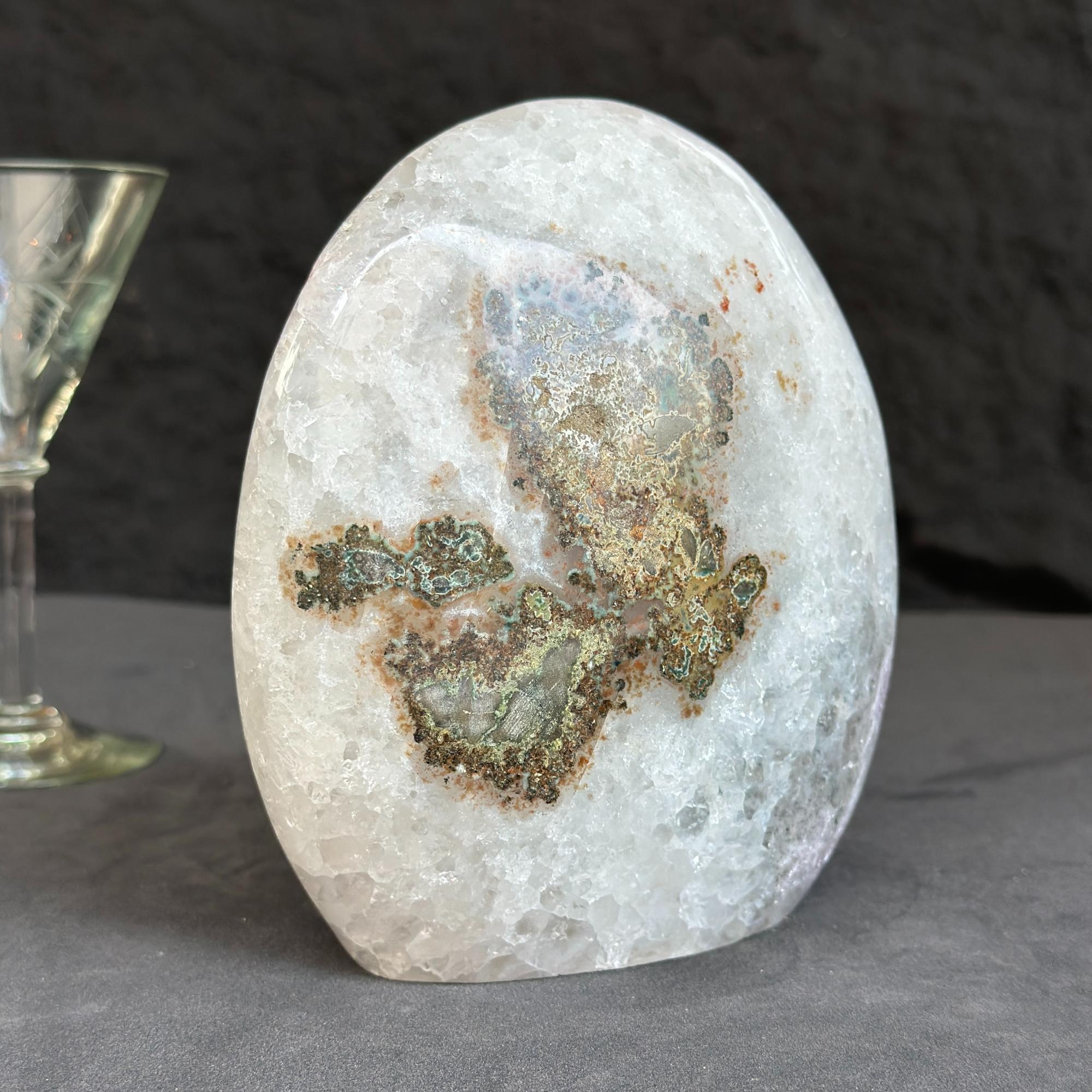 White quartz crystal, Semi precious stone