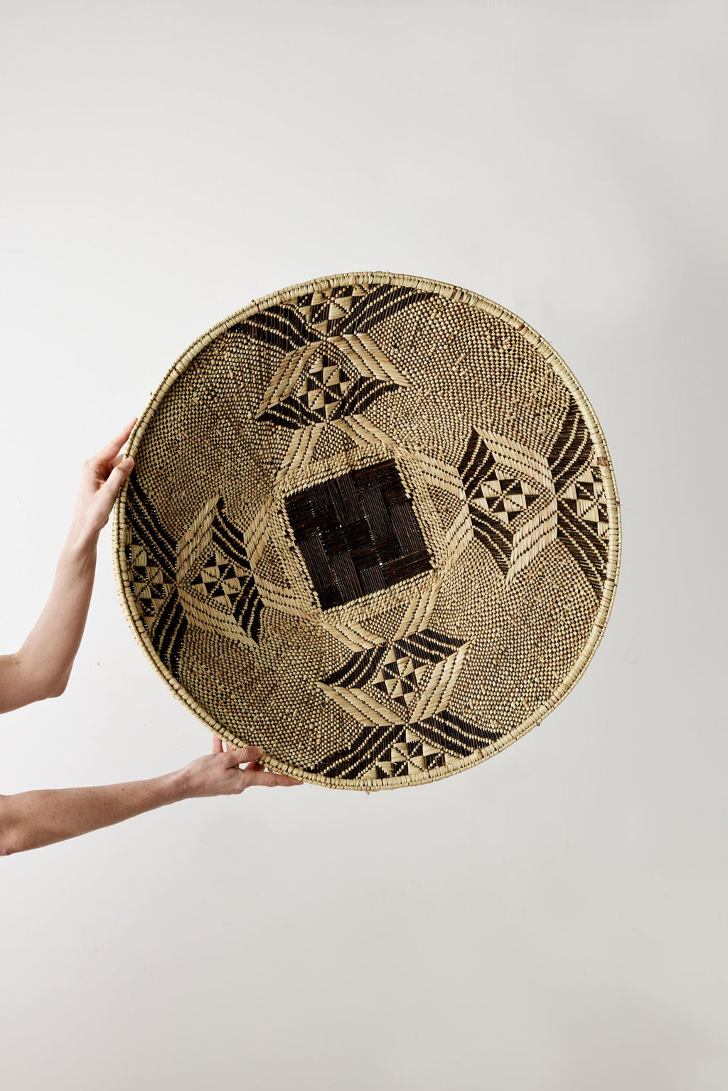 Statement Zambian Plateau African Wall Decor Basket