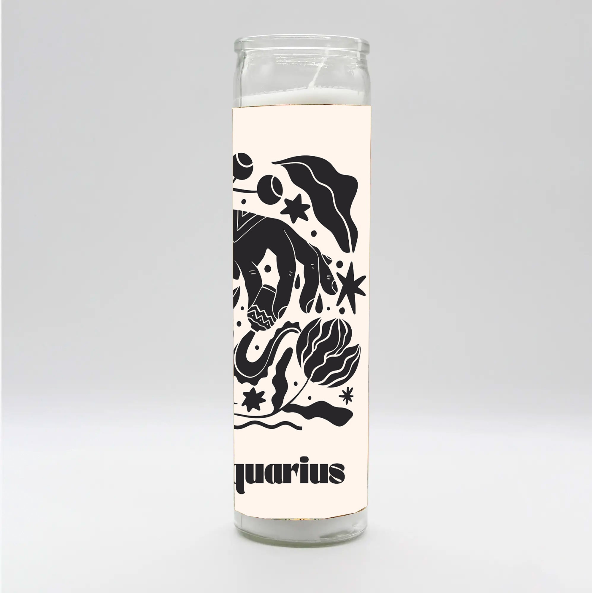 Zodiac Aquarius Candle