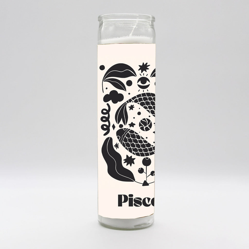 Zodiac Pisces Candle