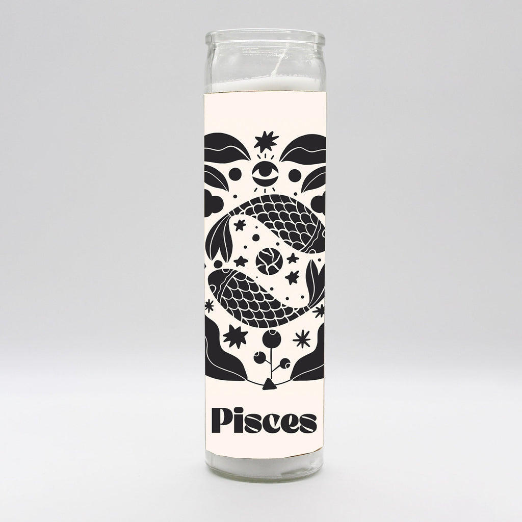 Zodiac Pisces Candle