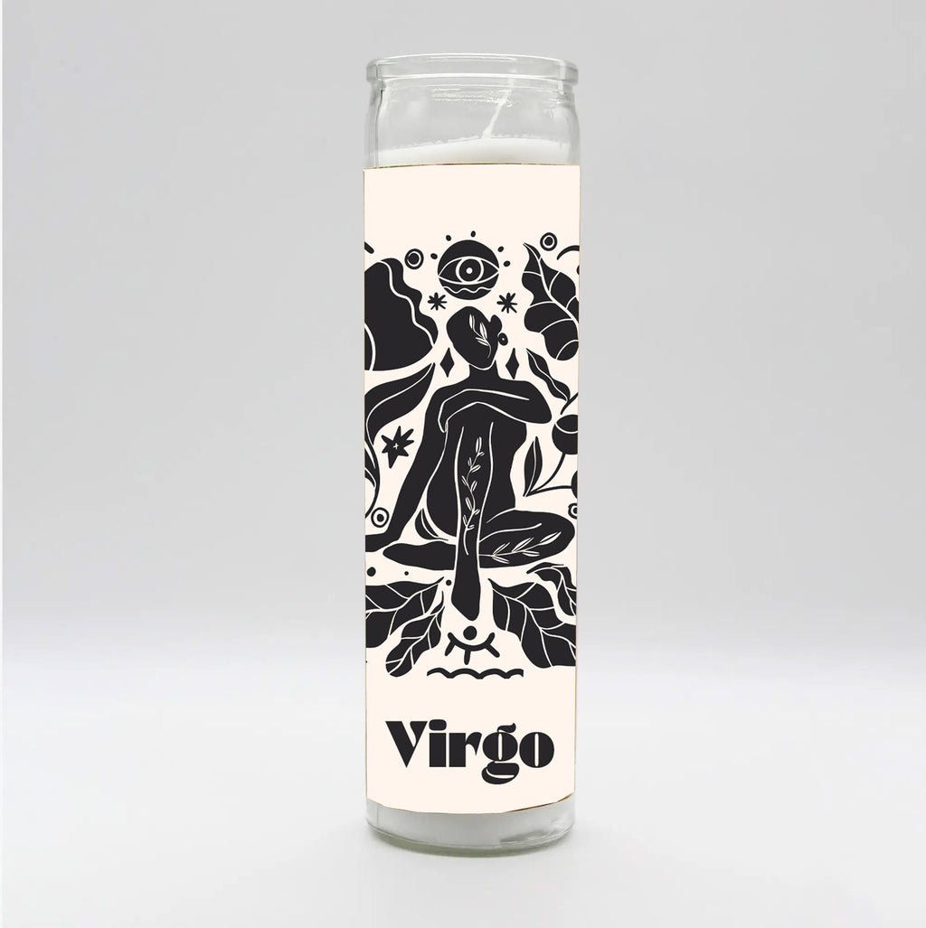 Zodiac Virgo Candle